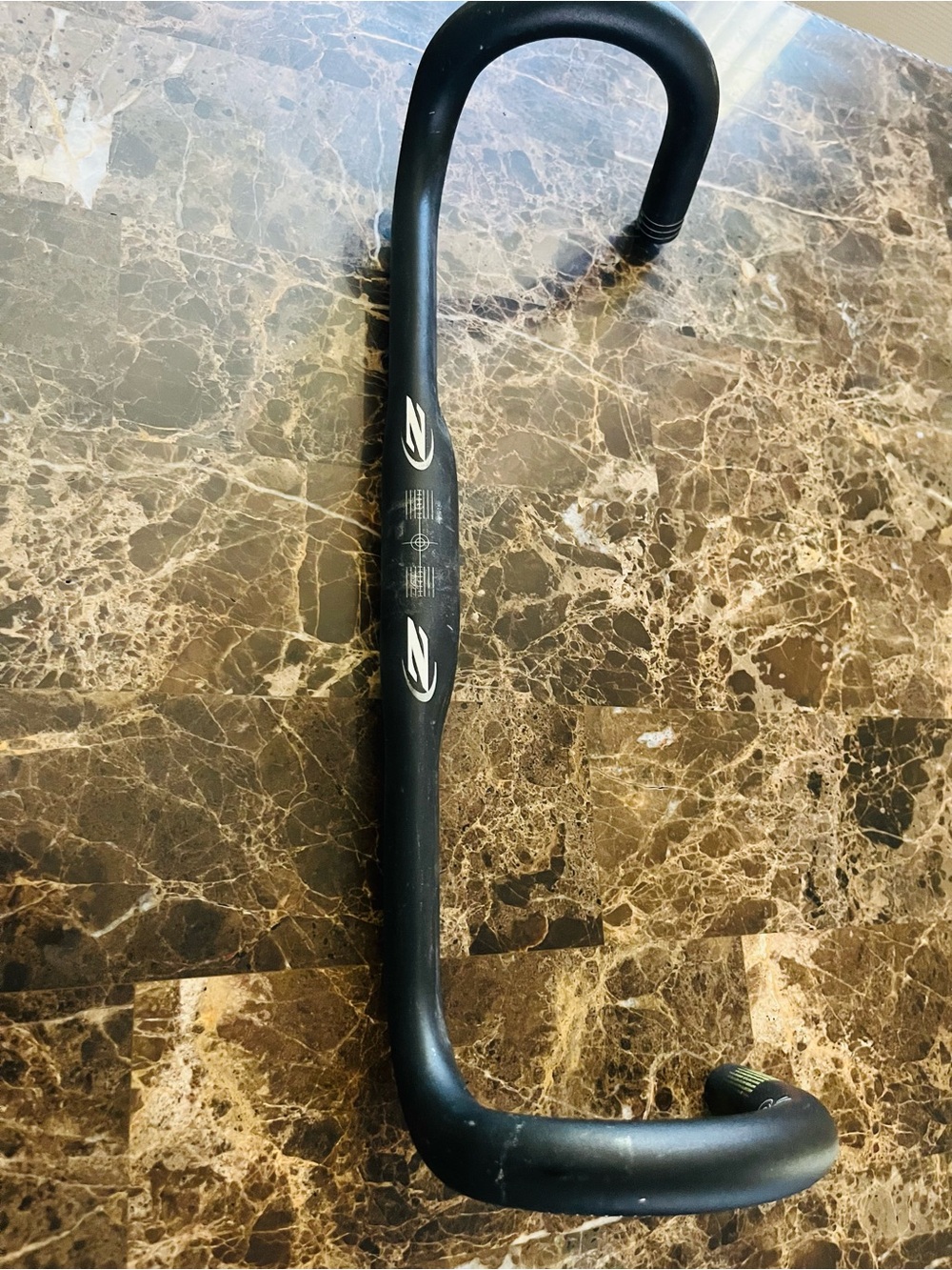 Black Carbon Drop Handlebars - Road Bike VR/AR Accessory